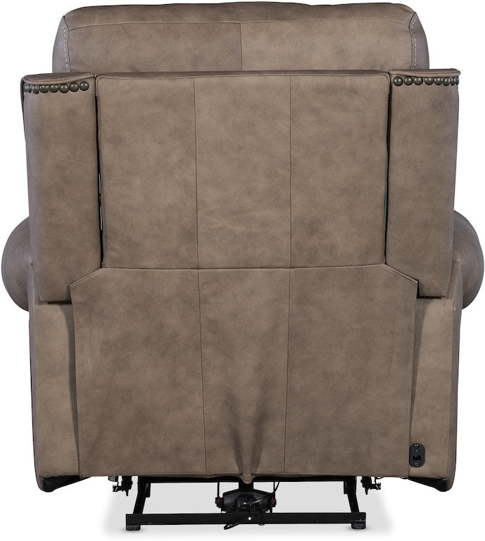 Hooker Furniture Duncan Power Recliner – Power Headrest & Lumbar, USB Port, Leather, Zero Gravity Recline - Home Elegance USA