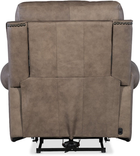 Hooker Furniture Duncan Power Recliner – Power Headrest & Lumbar, USB Port, Leather, Zero Gravity Recline - sold by Home Elegance USA