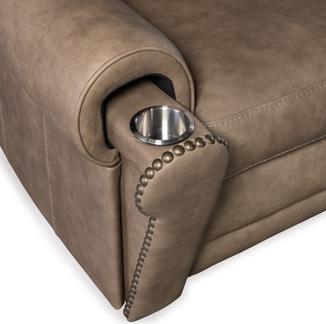 Hooker Furniture Duncan Power Recliner – Power Headrest & Lumbar, USB Port, Leather, Zero Gravity Recline - sold by Home Elegance USA