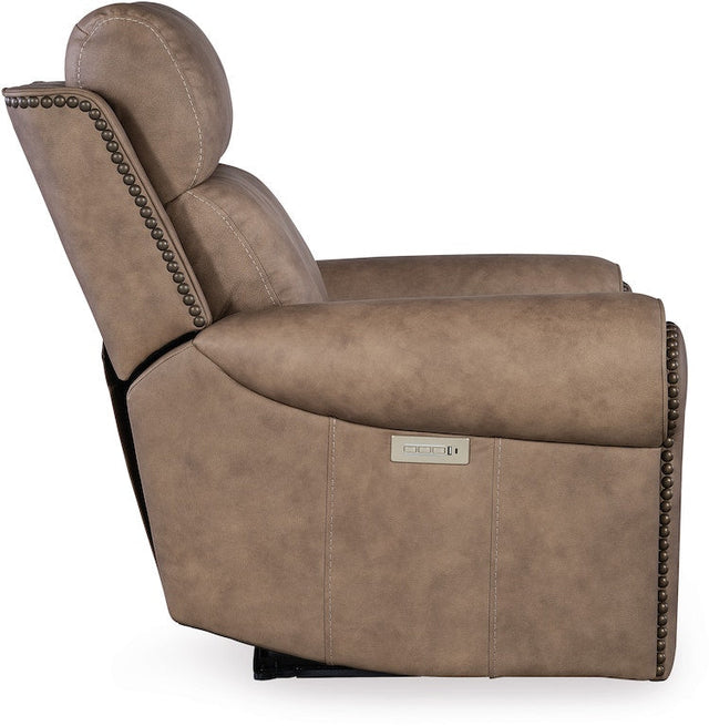 Hooker Furniture Duncan Power Recliner – Power Headrest & Lumbar, USB Port, Leather, Zero Gravity Recline - Home Elegance USA