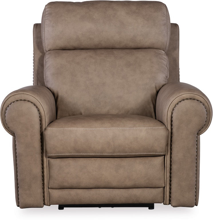 Hooker Furniture Duncan Power Recliner – Power Headrest & Lumbar, USB Port, Leather, Zero Gravity Recline - Home Elegance USA