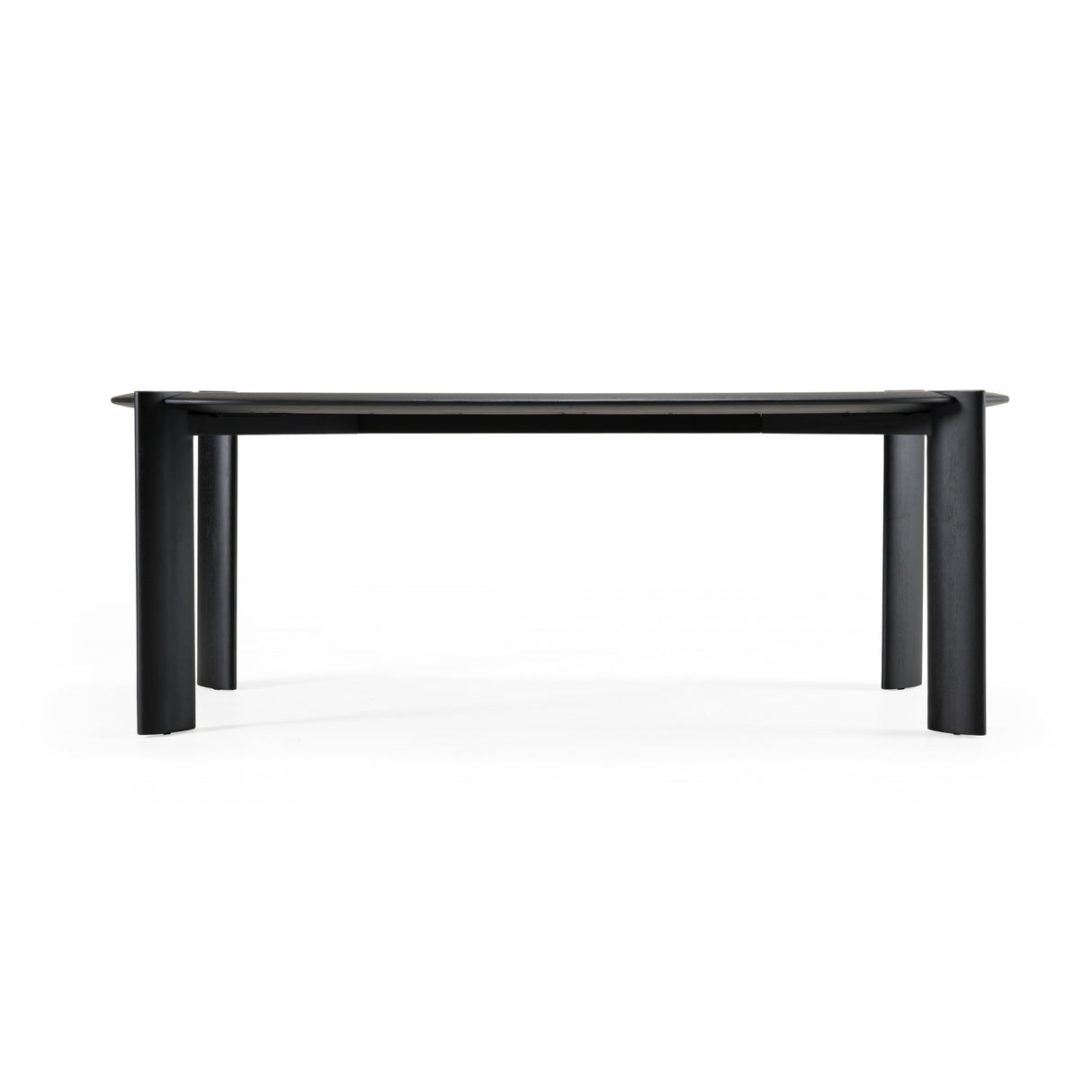 Steven - Modern Black Oval Dining Table - View Image 1