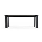 Steven - Modern Black Oval Dining Table - View Image 1