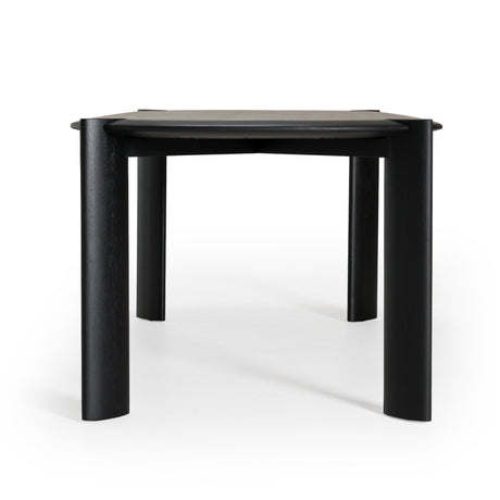 Steven - Modern Black Oval Dining Table - View Image 1