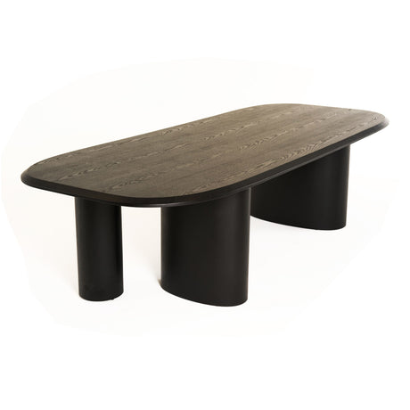 Modrest Summit - Modern 118" Black Ash Dining Table