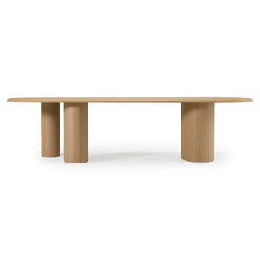 Summit - Modern 118" Natural Ash Dining Table - View Image 1