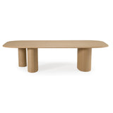 Summit - Modern 118" Natural Ash Dining Table - View Image 1