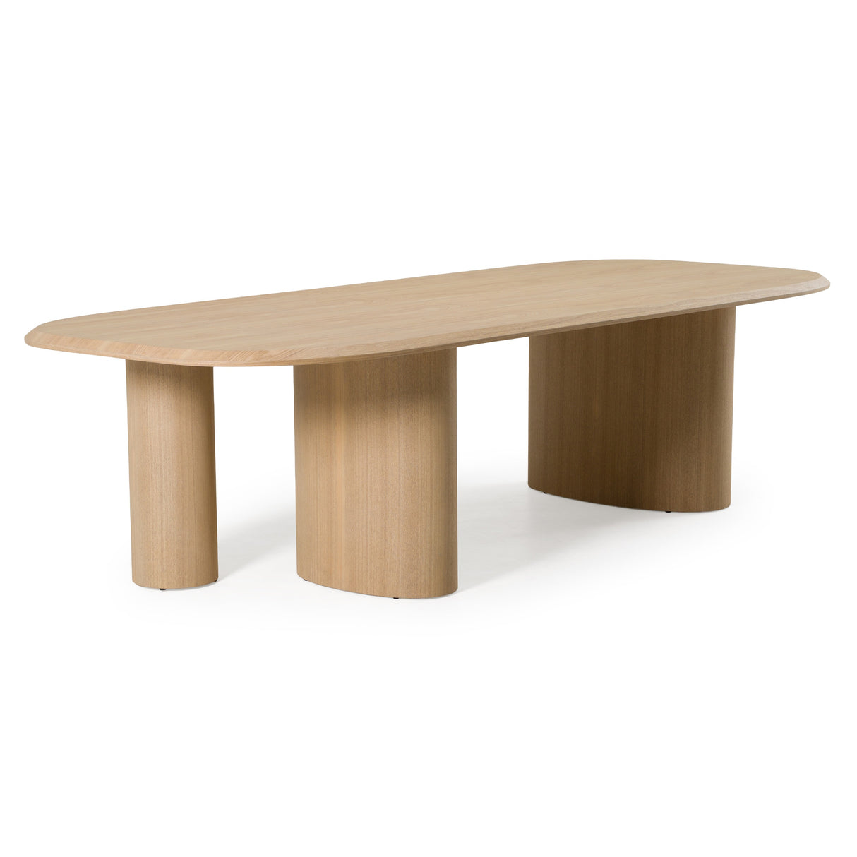 Summit - Modern 87" Natural Ash Dining Table - View Image 1