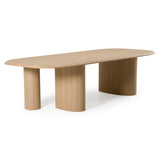 Summit - Modern 87" Natural Ash Dining Table - View Image 1