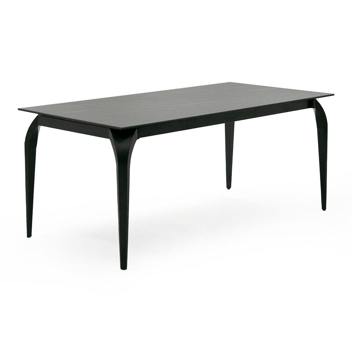 Modrest Suri - Modern Black Ceramic Extendable 71"/94.5" Dining Table