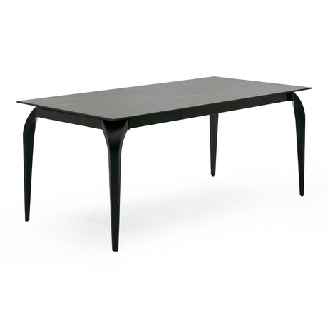 Modrest Suri - Modern Black Ceramic Extendable 71"/94.5" Dining Table