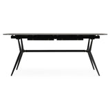 Modrest Suzie - Modern Ceramic + Black Ash Extendable Dining Table
