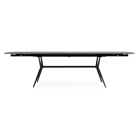 Modrest Suzie - Modern Ceramic + Black Ash Extendable Dining Table