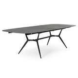Modrest Suzie - Modern Ceramic + Black Ash Extendable Dining Table