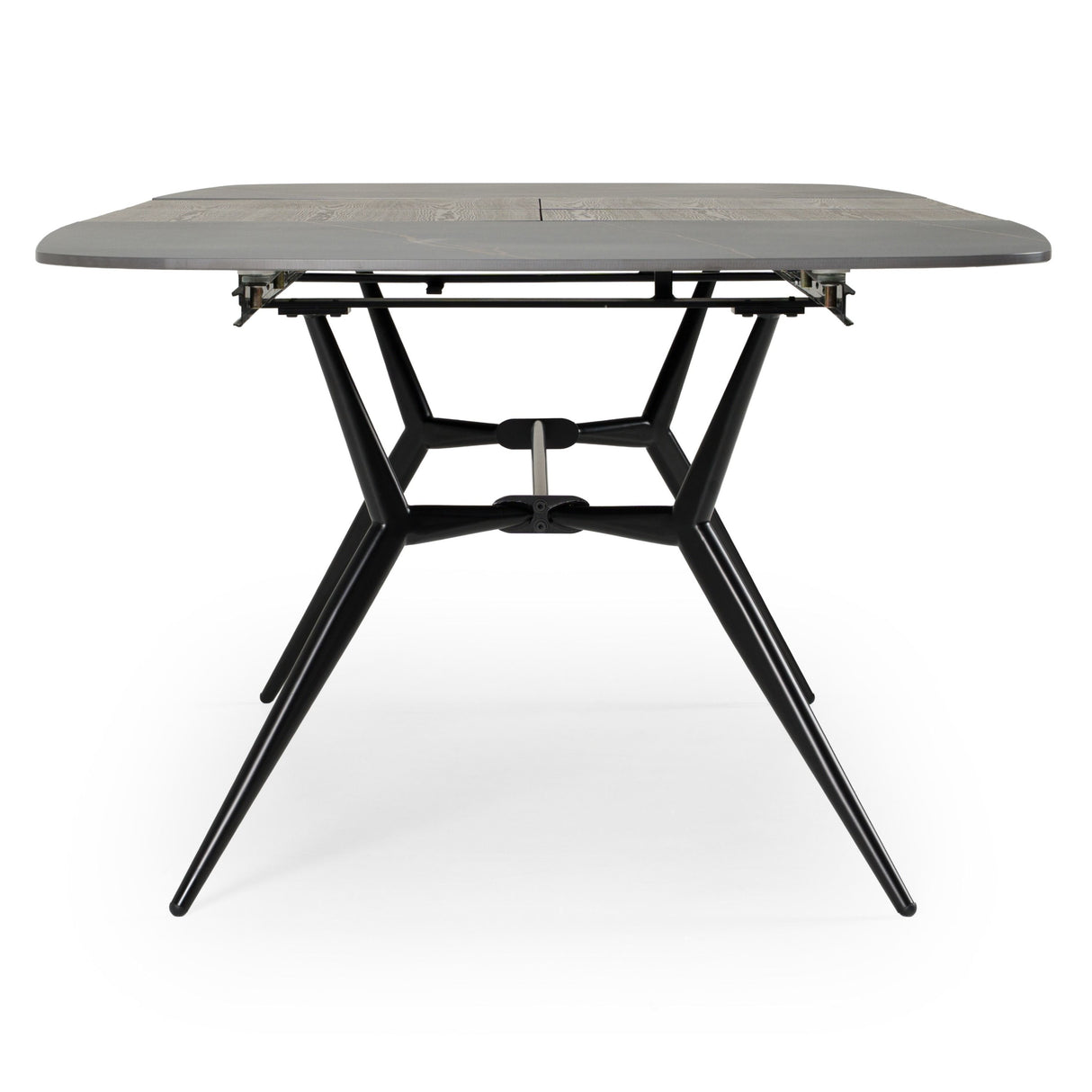 Modrest Suzie - Modern Ceramic + Black Ash Extendable Dining Table