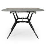 Modrest Suzie - Modern Ceramic + Black Ash Extendable Dining Table