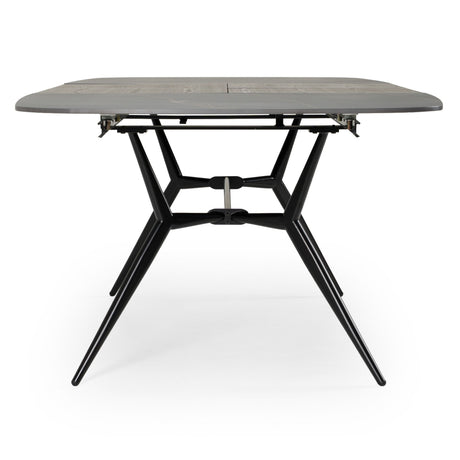 Modrest Suzie - Modern Ceramic + Black Ash Extendable Dining Table