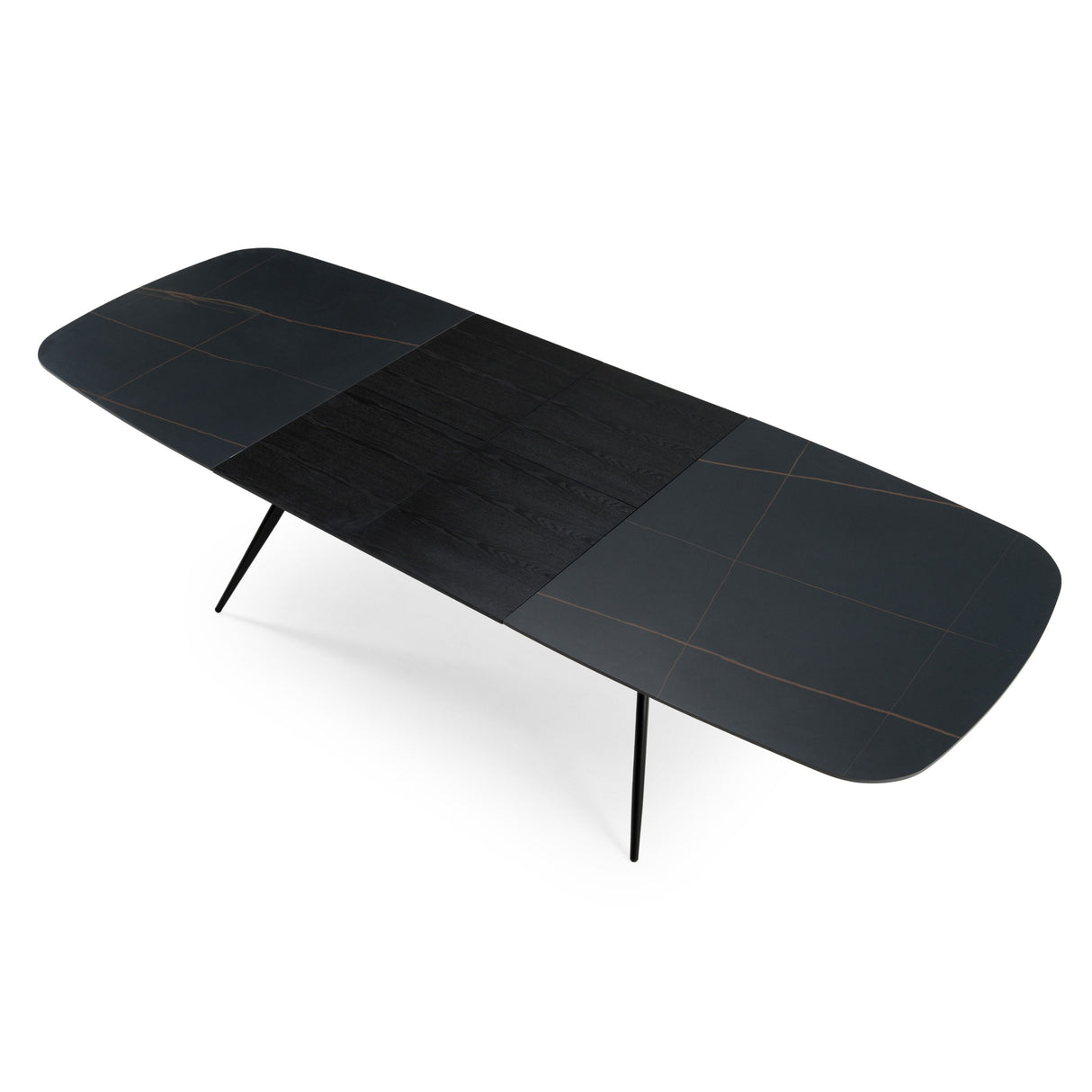 Modrest Suzie - Modern Ceramic + Black Ash Extendable Dining Table
