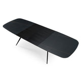 Modrest Suzie - Modern Ceramic + Black Ash Extendable Dining Table