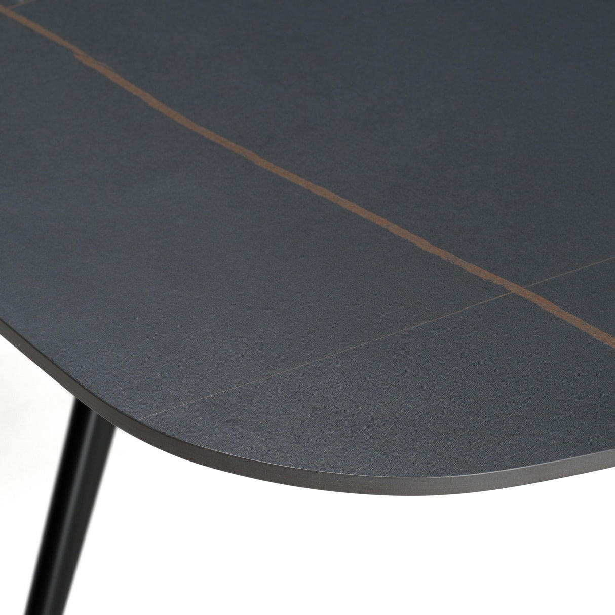 Modrest Suzie - Modern Ceramic + Black Ash Extendable Dining Table