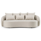 Tabarca - Outdoor Beige Fabric 3 Seat Sofa - View Image 1