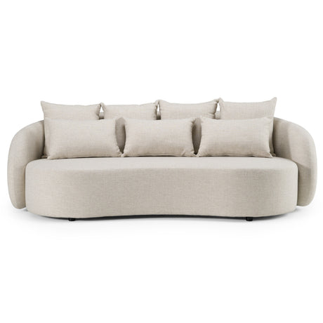 Tabarca - Outdoor Beige Fabric 3 Seat Sofa - View Image 1