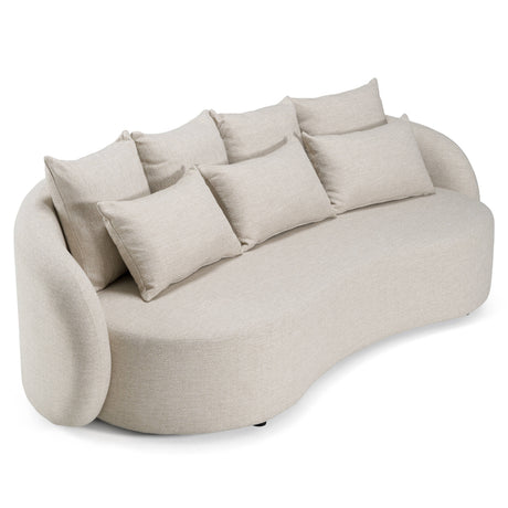 Tabarca - Outdoor Beige Fabric 3 Seat Sofa - View Image 1