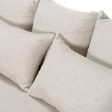 Tabarca - Outdoor Beige Fabric 3 Seat Sofa - View Image 1