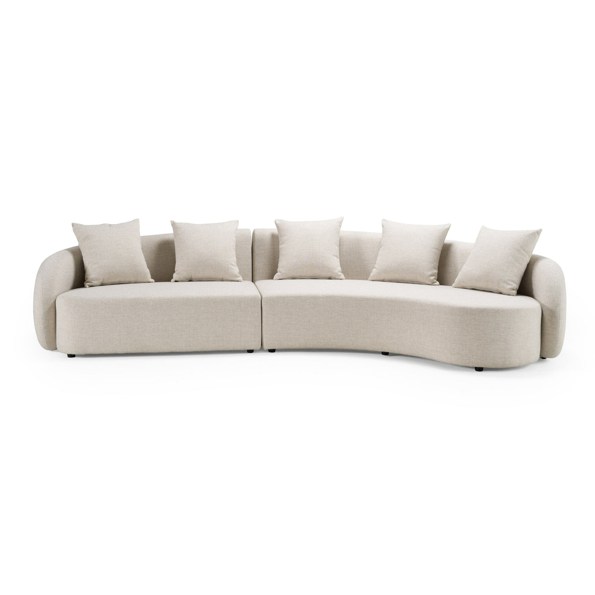 Tabarca - Outdoor Beige Fabric Sectional Sofa - View Image 1