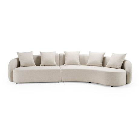 Tabarca - Outdoor Beige Fabric Sectional Sofa - View Image 1