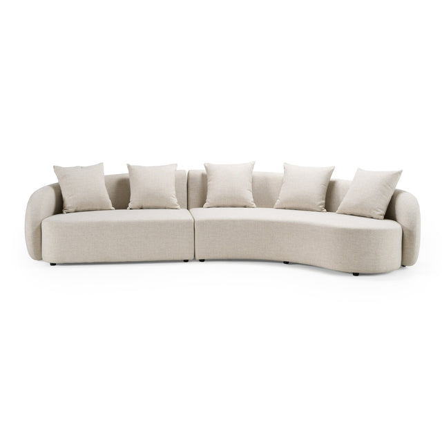 Tabarca - Outdoor Beige Fabric Sectional Sofa - View Image 1