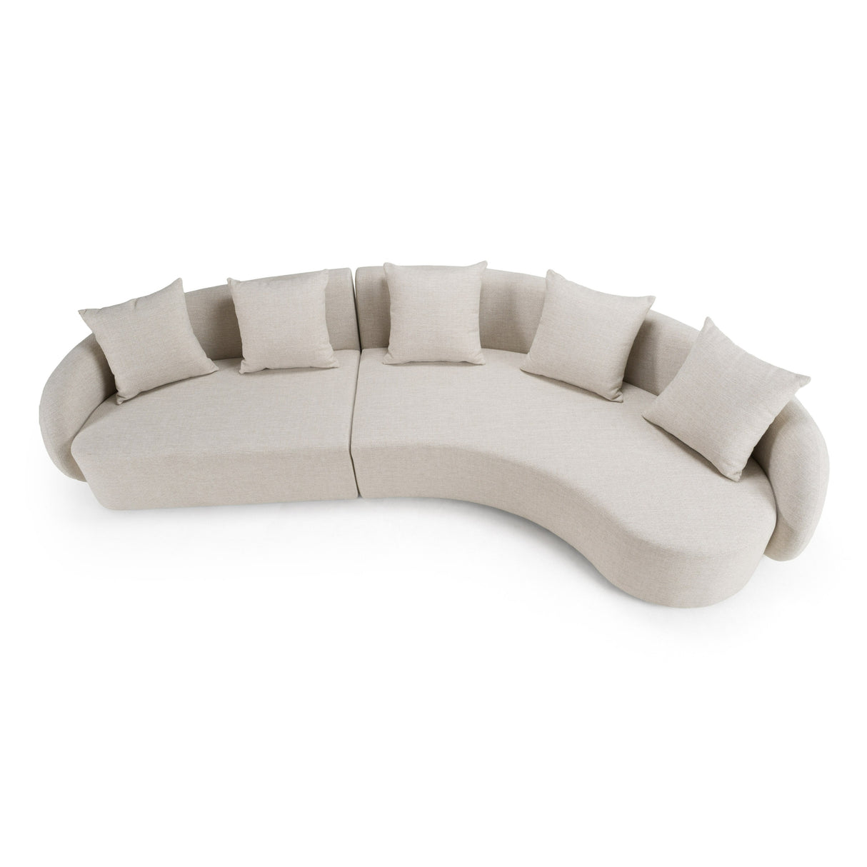 Tabarca - Outdoor Beige Fabric Sectional Sofa - View Image 1