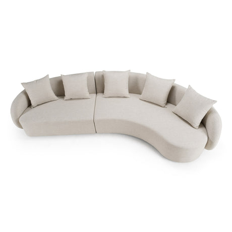 Tabarca - Outdoor Beige Fabric Sectional Sofa - View Image 1
