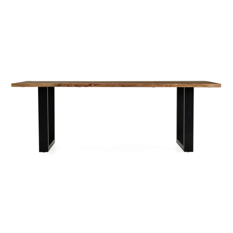 Taylor Large 87" Modern Live Edge Wood Dining Table - View Image 1