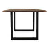 Taylor Large 87" Modern Live Edge Wood Dining Table - View Image 1