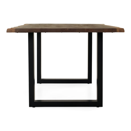 Taylor Large 87" Modern Live Edge Wood Dining Table - View Image 1
