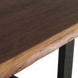 Taylor Large 87" Modern Live Edge Wood Dining Table - View Image 1