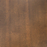 Modrest Theresa Modern Round Walnut & Black Table Vgmamit-5210