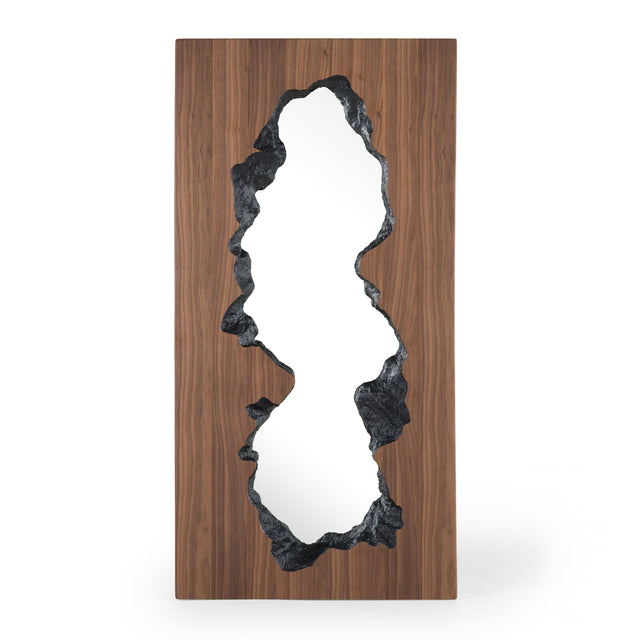 Timber - Modern Walnut Leaning Floor Mirror - View Image 1