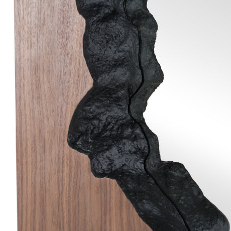 Timber - Modern Walnut Leaning Floor Mirror - View Image 1