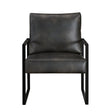 Trent Accent Chair Dark Gray front view - Homelegance