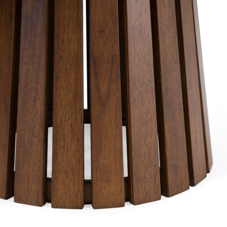 Truman - Mid-Century Modern Walnut Extendable Dining Table + 8 Chairs Set - View Image 1