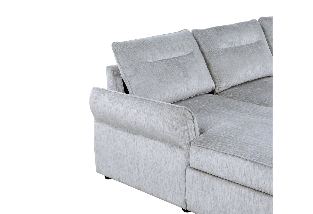 U0301 Grey Pull Out Sofa Bed | Global Furniture USA