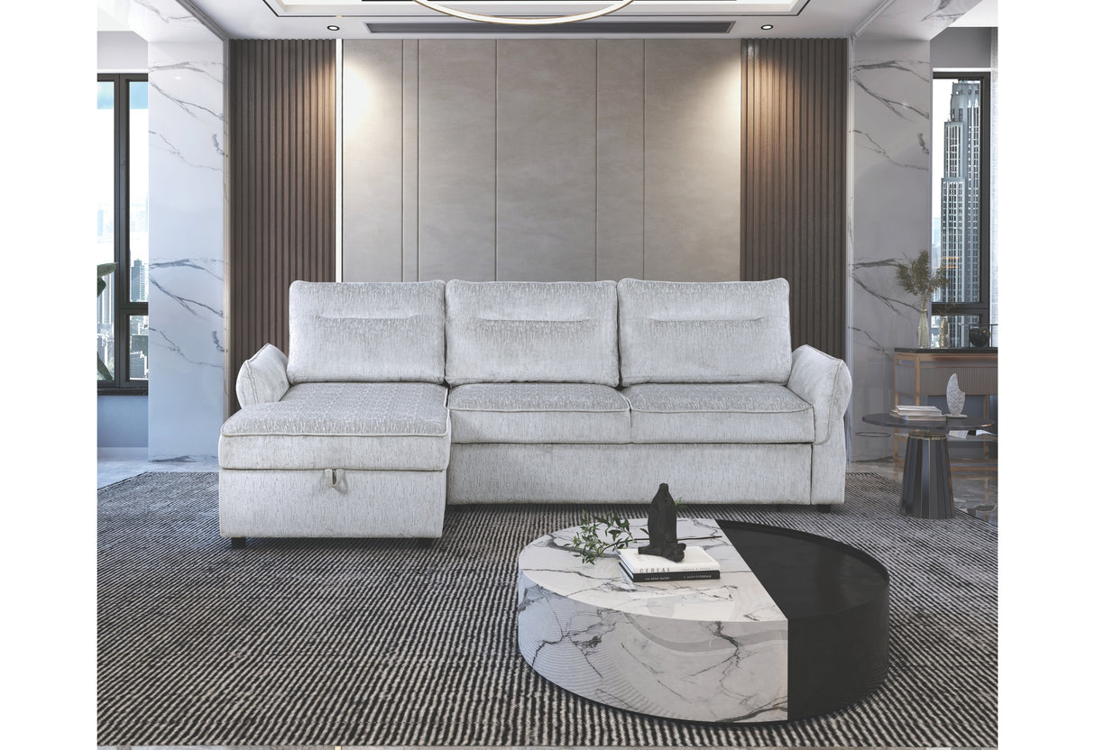 U0301 Grey Pull Out Sofa Bed | Global Furniture USA