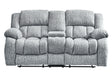 U250 Grey Console Reclining Loveseat | Global Furniture USA