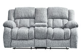 U250 Grey Console Reclining Loveseat | Global Furniture USA