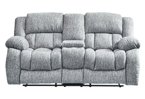U250 Grey Console Reclining Loveseat | Global Furniture USA