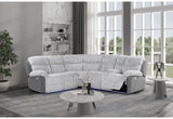 U6028 Grey Sectional With Led | Global Furniture USA