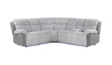 U6028 Grey Sectional With Led | Global Furniture USA