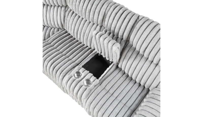 U6028 Grey Sectional With Led | Global Furniture USA